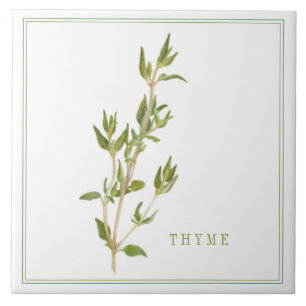 Azulejo Tejido cerámico FRESCO THYME 6x6 (+texto)