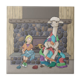 Azulejo Tejido de Alpaca