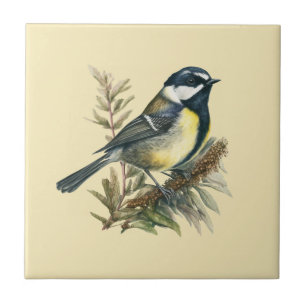 Azulejo Tejido de carbón estilo naturaleza Tela cerámica T