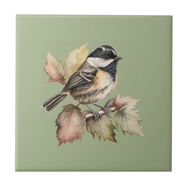 Azulejo Tejido de carbón estilo naturaleza Tela cerámica T (Frente)