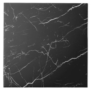 Azulejo Tejido de cerámica de fondo de mármol negro
