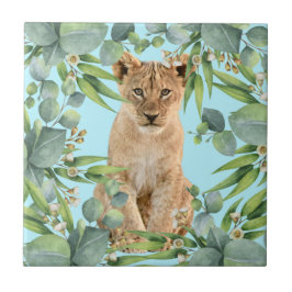 Azulejo Tejido de cerámica de selva de limón