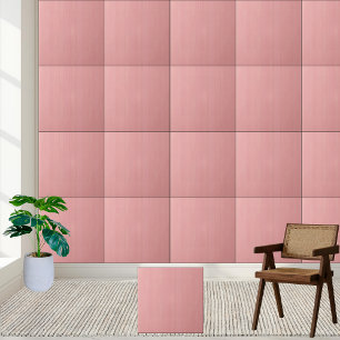 Azulejo Tejido de cerámica de textura suave de madera rosa