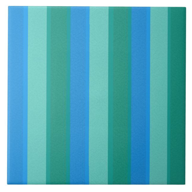 Azulejo Tejidos cerámicos Verde azulados y turquesas (Frente)