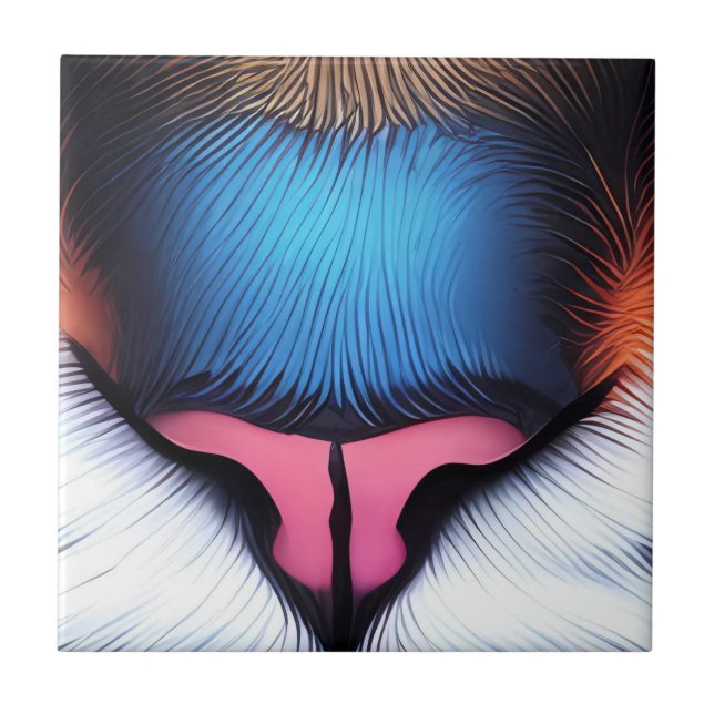 Azulejo Tejidos de la nariz de gato Tejidos cerámicos (Frente)