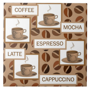 Azulejo Tela de café