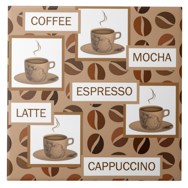 Azulejo Tela de café (Frente)