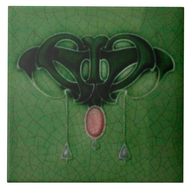 Azulejo Tela de cerámica de pared de la chimenea estilo Ar (Frente)