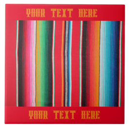 Azulejo Tela de fondo mexicana poncho