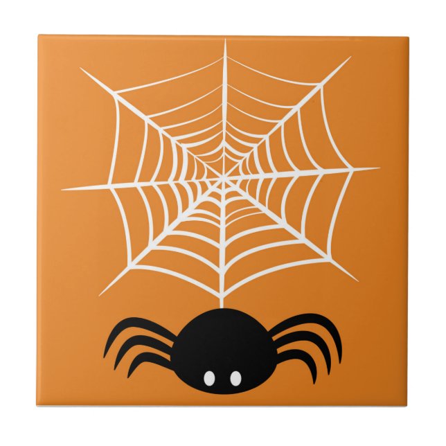 Azulejo Telaraña de Halloween  (Frente)