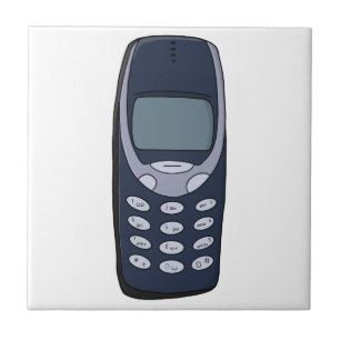 Azulejo Teléfono celular de vintage