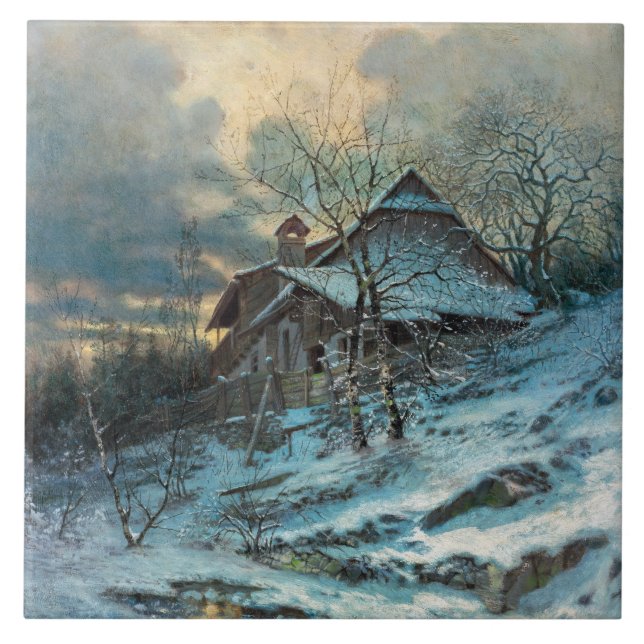Azulejo Tema de invierno por Angyal Vojtech (Frente)