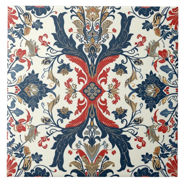 Azulejo Tema del patrón de patrimonio cultural (Frente)