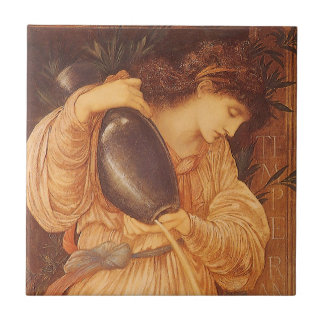 Azulejo Temperantia por Sir Edward Coley Burne-Jones