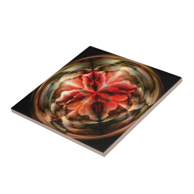 Azulejo Tempest II (rojo) (Lado)