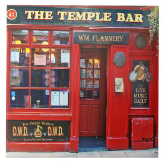 Azulejo Temple Bar Dublín, Temple Bar