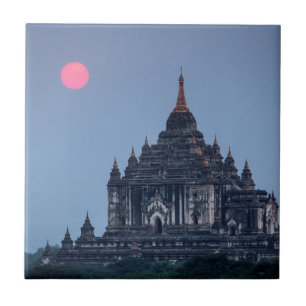 Azulejo Templo Budista Al Amanecer