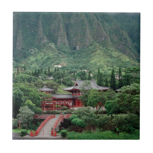 Azulejo Templo Byodo-In, Oʻahu, Hawaiʻi –  (Frente)