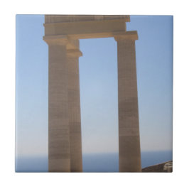 Azulejo Templo Griego Cerámico Tile