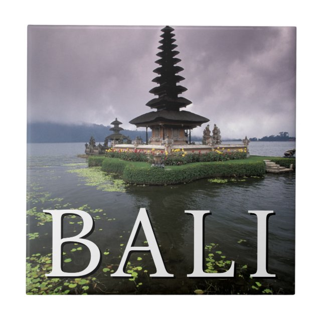 Azulejo Templo Ulun Danu | Bali, Indonesia (Frente)