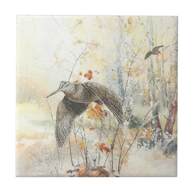 Azulejo Temporada de caza de Woodcock (Frente)