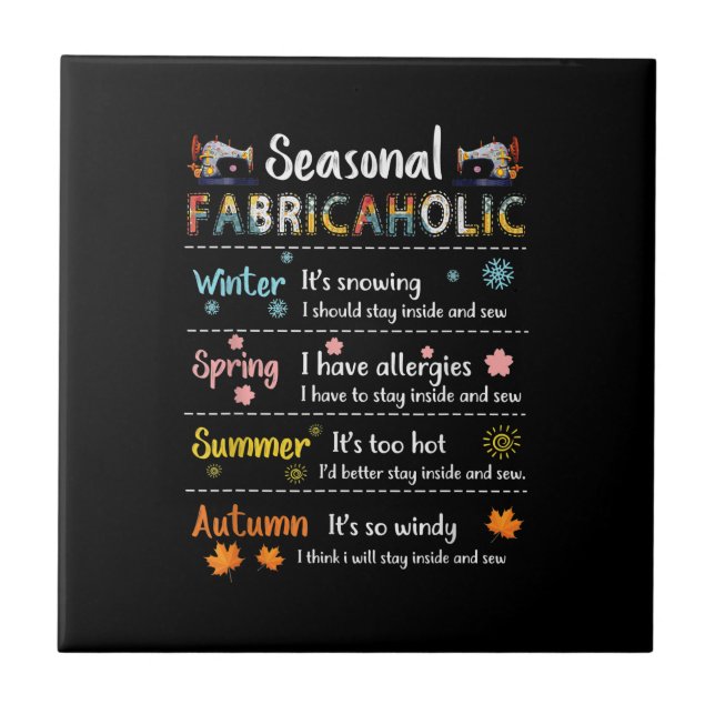 Azulejo Temporal Fabricaholic Winter Spring Otoño (Frente)
