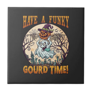 Azulejo Tener Tiempo de Calabaza Fantasma Cementerio Diver