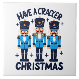 Azulejo Tenga una navidad cascanueces