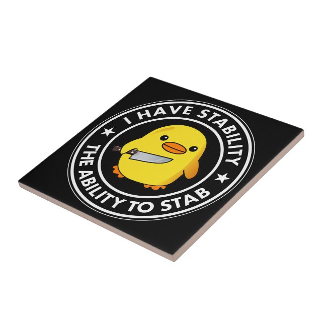 Azulejo Tengo La Estabilidad De Apuñalar Graciosamente (Lado)