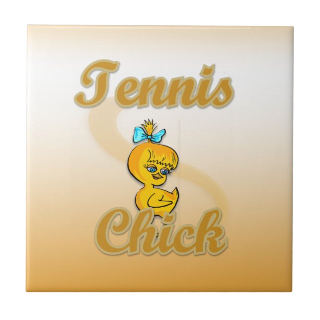 Azulejo Tennis Chick (Frente)
