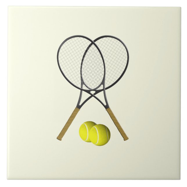 Azulejo Tennis Doubles Cream (Frente)