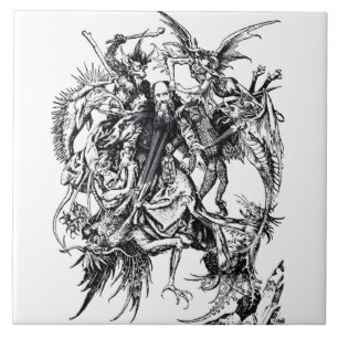 Azulejo Tentación de San Antonio el Grande