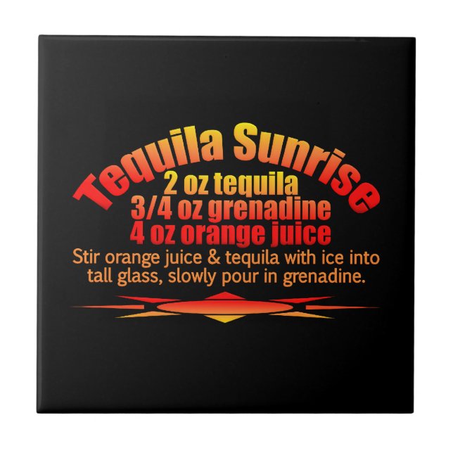 Azulejo Tequila Sunrise (Frente)
