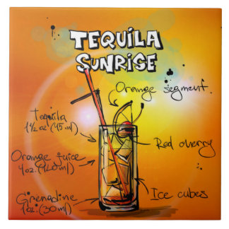 Azulejo Tequila Sunrise Recipe Bar