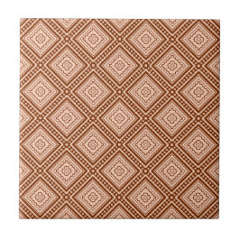 Azulejo Terracota geométrica africana Desert Blush