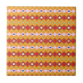 Azulejo Terracota geométrica africana Desert Blush