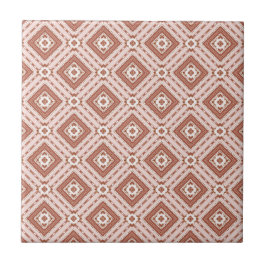 Azulejo Terracota geométrica africana Desert Blush