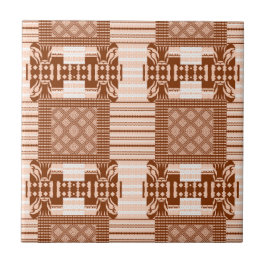 Azulejo Terracota geométrica africana Desert Blush