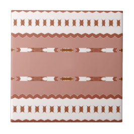 Azulejo Terracota geométrica africana Desert Blush