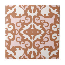Azulejo Terracota geométrica africana Desert Blush