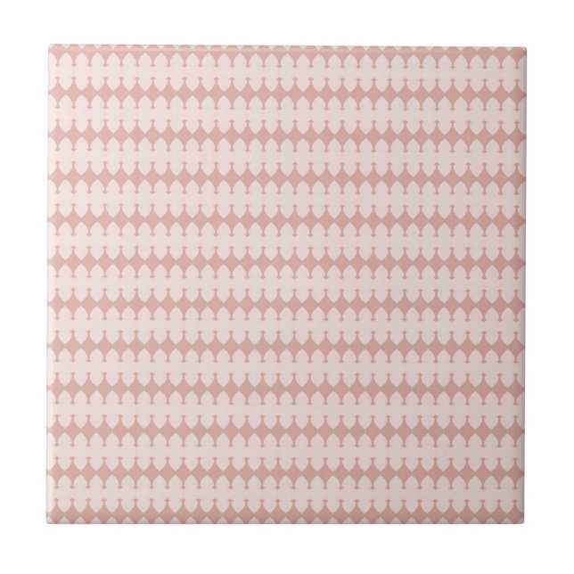 Azulejo Terracota geométrica africana Desert Blush (Frente)