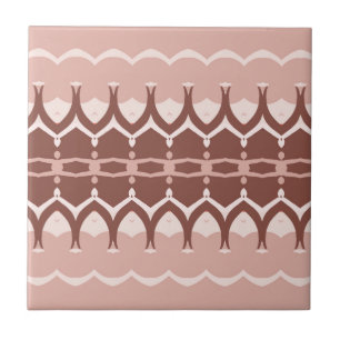 Azulejo Terracota geométrica africana Desert Blush