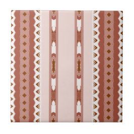 Azulejo Terracota geométrica africana Desert Blush