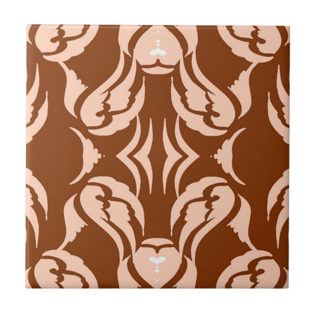 Azulejo Terracota geométrica africana Desert Blush (Frente)