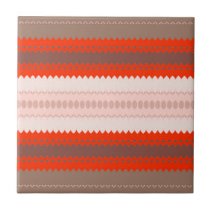 Azulejo Terracota geométrica africana Desert Blush