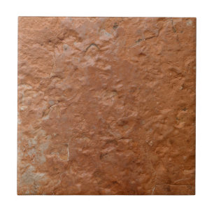 Azulejo Terracota rojo simple rústico