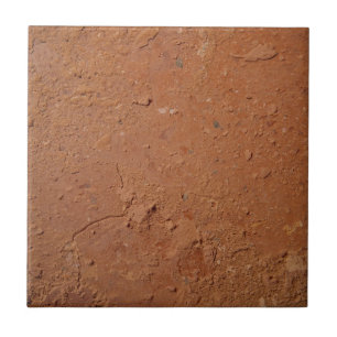 Azulejo Terracota rojo simple rústico