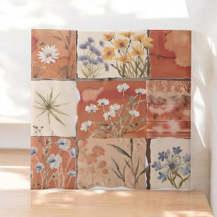 Azulejo Terracotta Patchwork Rust Boho Spring