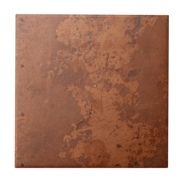 Azulejo Terracotta red simple rustic  (Frente)