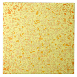 Azulejo Terrazzo Naranja Amarillo Aspecto minimo de Piedra